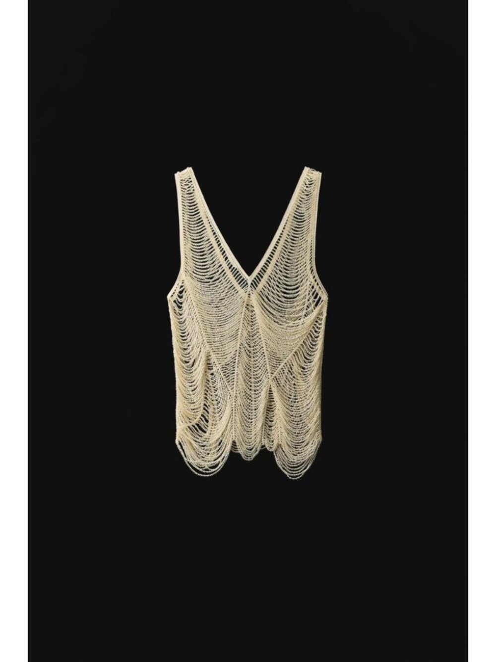 ZARA ZW COLLECTION BEADED TOP